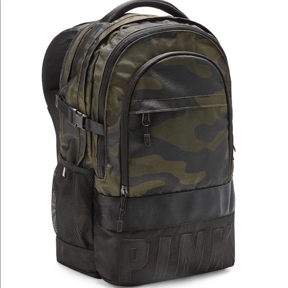 PINK Victoria's Secret Handbags - Camouflage collegiate backpack